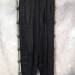 SOLD Black Polka Dot Women's Pants